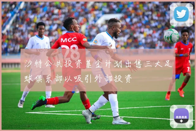 沙特公共投资基金计划出售三大足球俱乐部以吸引外部投资